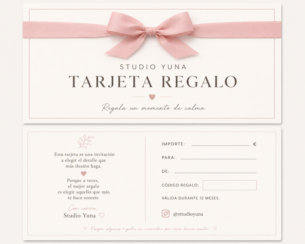 Tarjeta regalo Studio Yuna